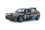 1990 Lancia Delta HF Integrale Evo Martini 16V Night Version N1 Tribute to Miki Biasion Rally Monte Carlo 1:18 Scale Diecast Model Car by Solido – Black/Red/Blue