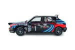1990 Lancia Delta HF Integrale Evo Martini 16V Night Version N1 Tribute to Miki Biasion Rally Monte Carlo 1:18 Scale Diecast Model Car by Solido – Black/Red/Blue - Image 6