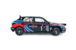 1990 Lancia Delta HF Integrale Evo Martini 16V Night Version N1 Tribute to Miki Biasion Rally Monte Carlo 1:18 Scale Diecast Model Car by Solido – Black/Red/Blue - Image 7