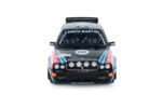 1990 Lancia Delta HF Integrale Evo Martini 16V Night Version N1 Tribute to Miki Biasion Rally Monte Carlo 1:18 Scale Diecast Model Car by Solido – Black/Red/Blue - Image 3