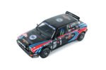 1990 Lancia Delta HF Integrale Evo Martini 16V Night Version N1 Tribute to Miki Biasion Rally Monte Carlo 1:18 Scale Diecast Model Car by Solido – Black/Red/Blue - Image 8