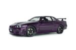 1999 Nissan Skyline GT-R (R34) Z-Tune 1:18 Scale Diecast Model Car by Solido – Purple