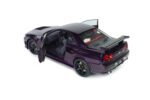 1999 Nissan Skyline GT-R (R34) Z-Tune 1:18 Scale Diecast Model Car by Solido – Purple - Image 10