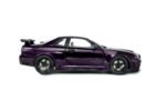 1999 Nissan Skyline GT-R (R34) Z-Tune 1:18 Scale Diecast Model Car by Solido – Purple - Image 6