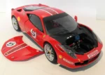 Ferrari 458 Challenge | 1:18 Scale Diecast Model Car | Hot Wheels | Red - Image 2
