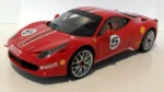 Ferrari 458 Challenge | 1:18 Scale Diecast Model Car | Hot Wheels | Red