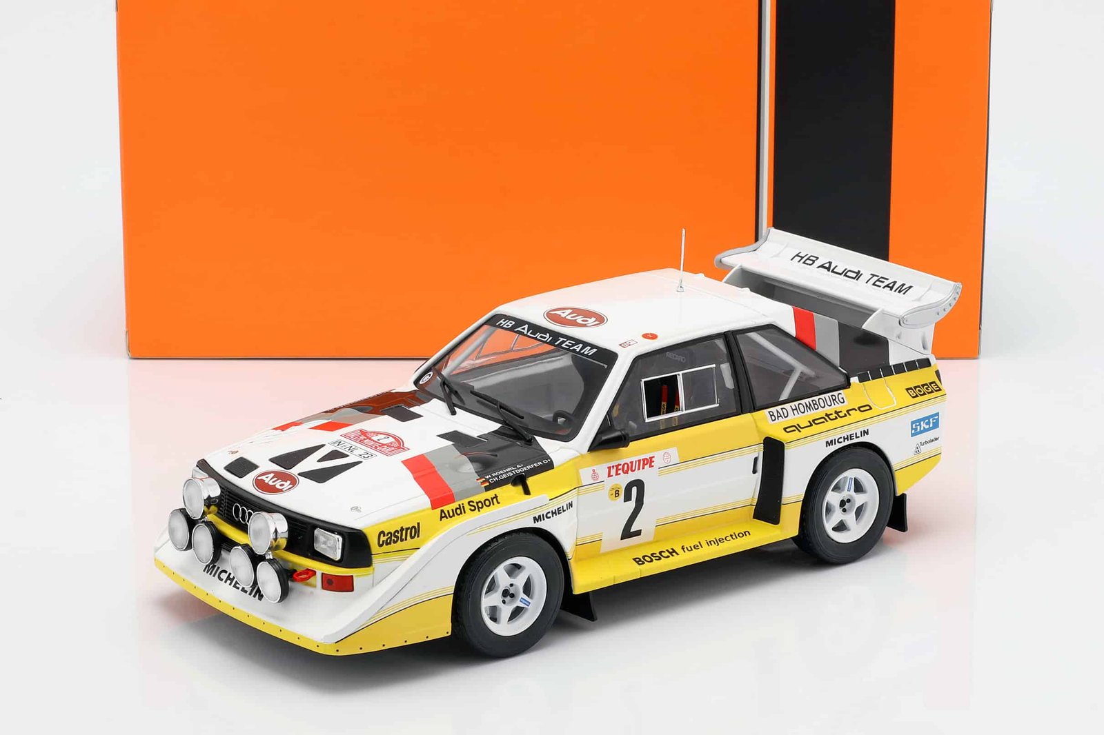 IXO-012-BC (1) Audi Quattro S1 #2 Monte Carlo 1:18 ixo - الصورة 1