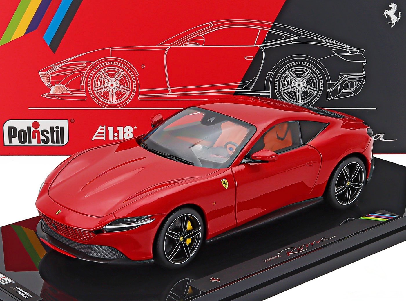 TAP-006-B (1) Ferrari Roma Limited Edition 1:18 Polistil - الصورة 1